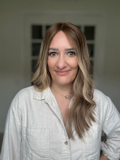 &quot;Ella&quot; 8x8 Closed Lace Topper