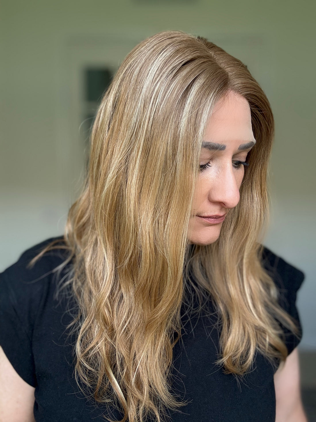 &quot;Dylan&quot; Wavy Lace Top Wig (XS/S)