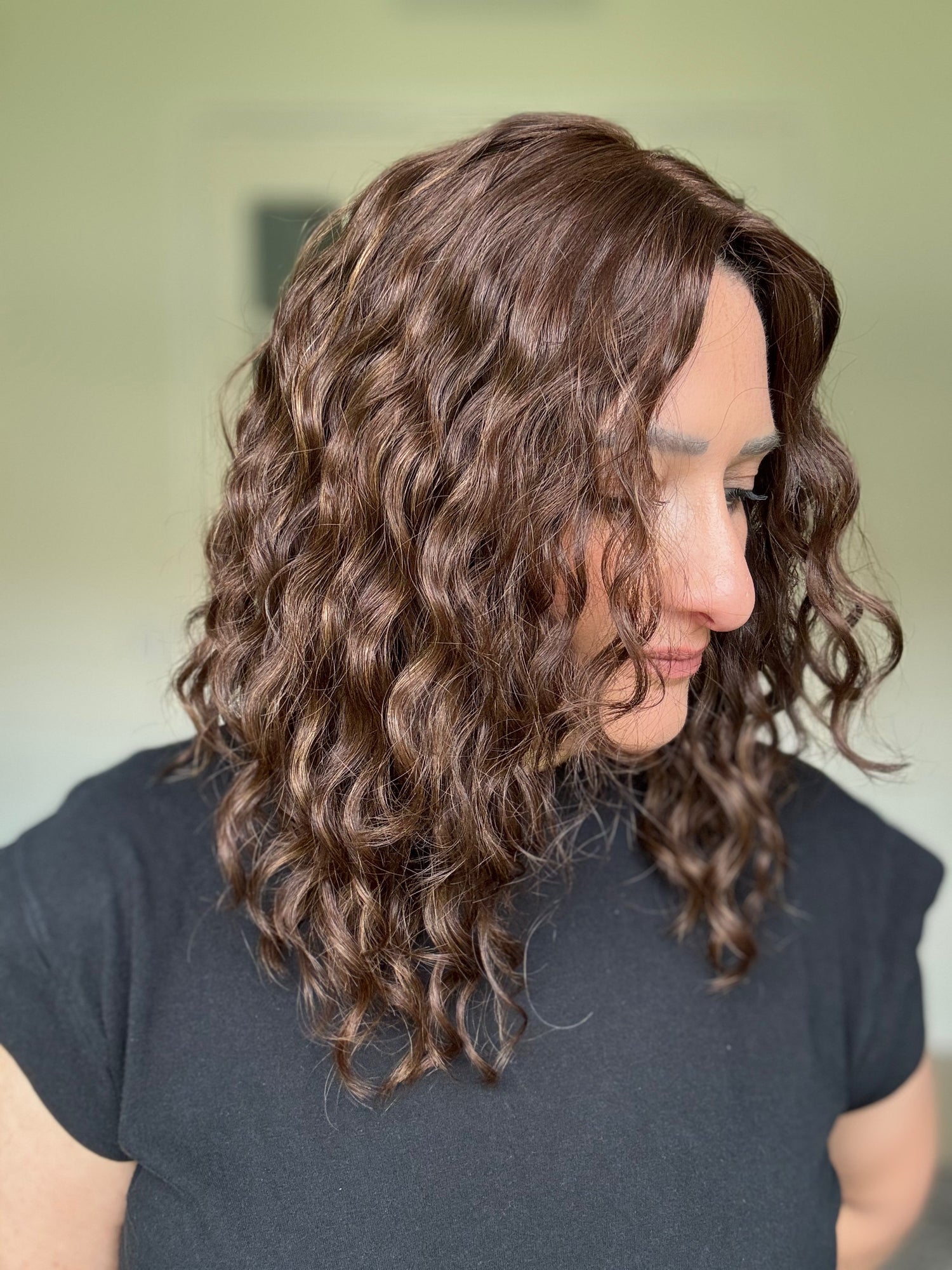 &quot;Mira&quot; Curly 7x7 Topper