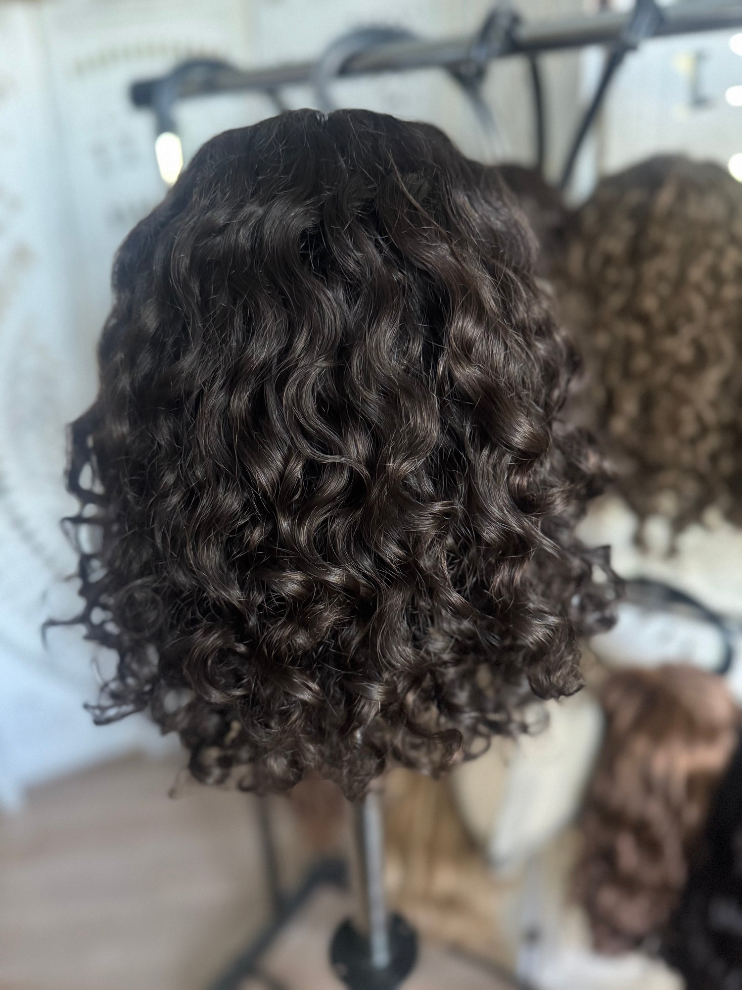 Pearl Collection Virgin no. 58  Slavic Curly Lace Top Wig (M)