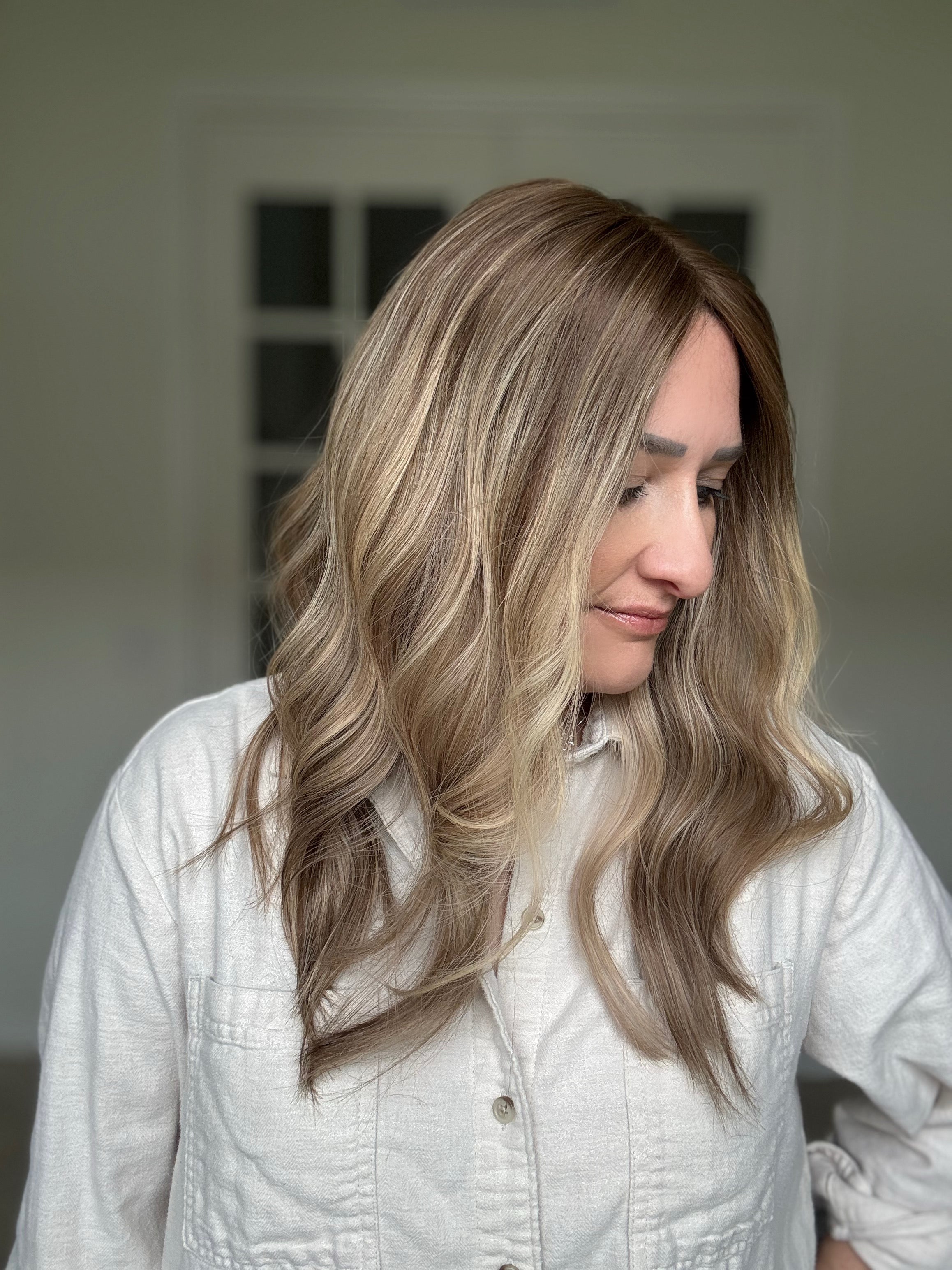 &quot;Ella&quot; 8x8 Closed Lace Topper