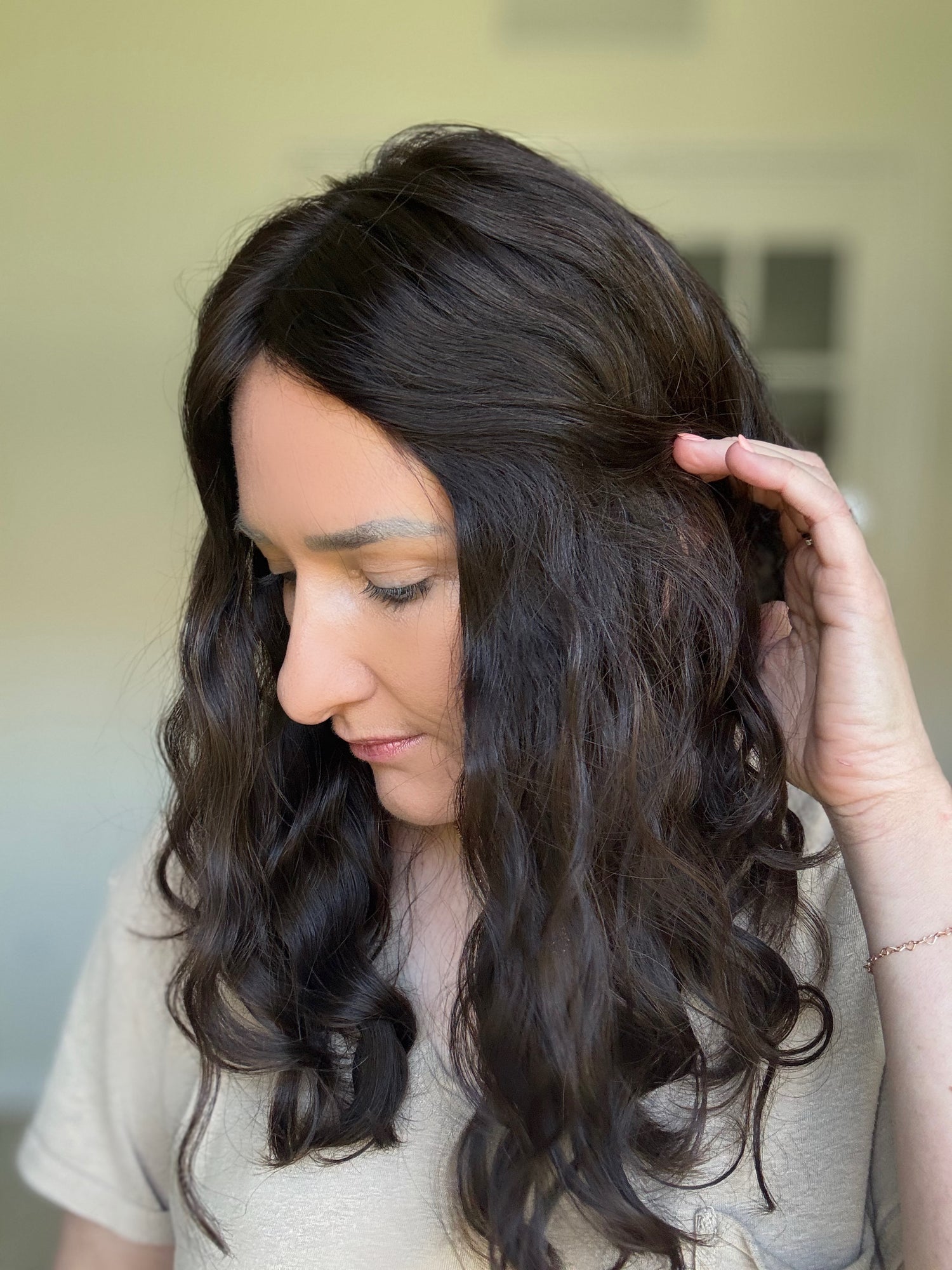 "Beryl" 8x8 Wavy Topper