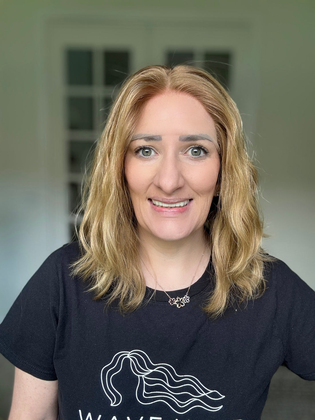 "Marina" Fully Hand Tied Wavy Lace Top Wig (S)