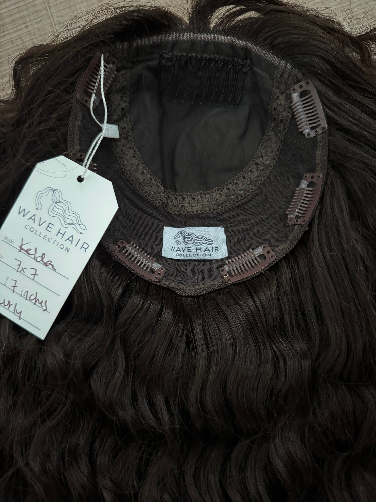 "Kelda" 7x7 Curly Topper