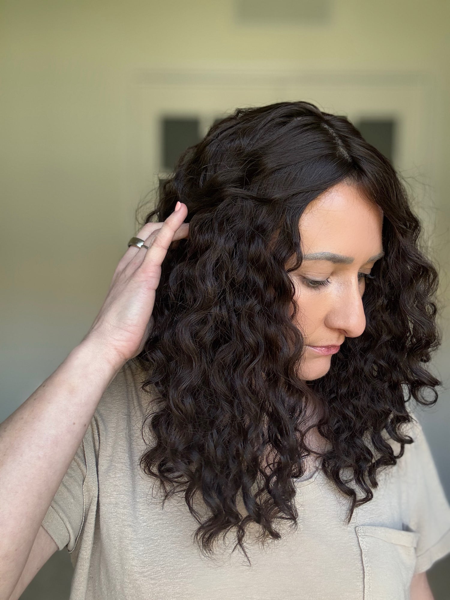 "Kelda" 7x7 Curly Topper