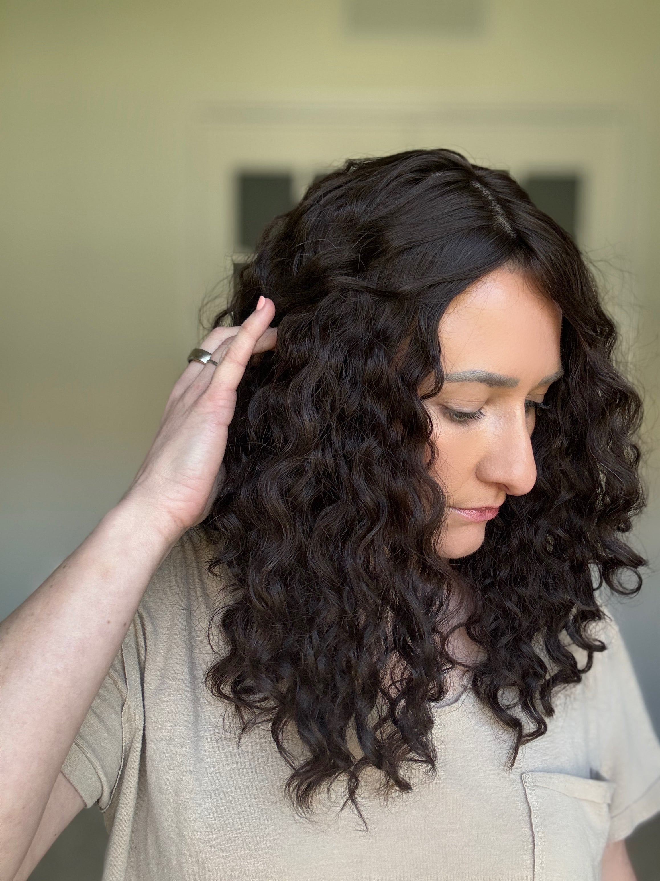 "Kelda" 7x7 Curly Topper