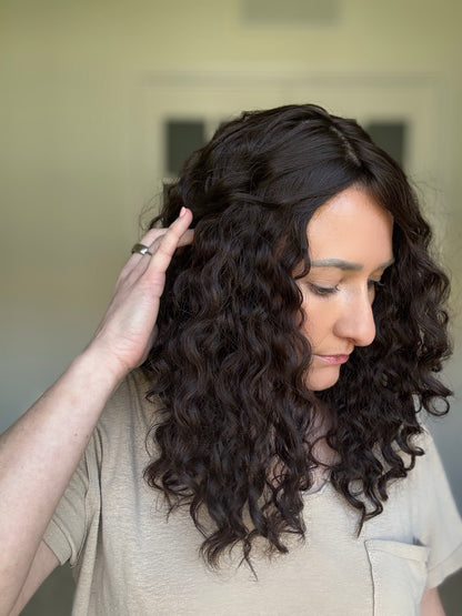 "Kelda" 7x7 Curly Topper