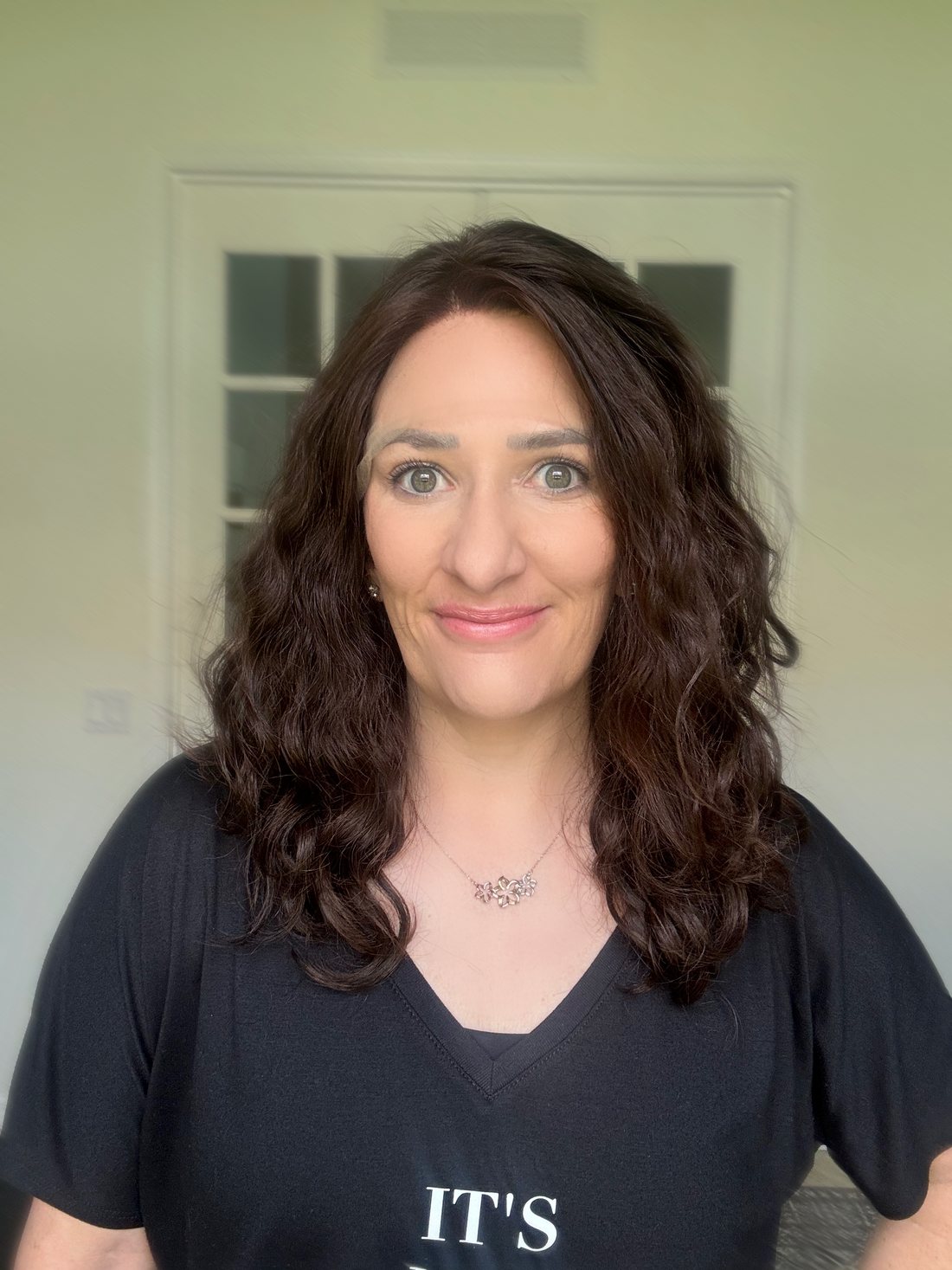&quot;Isla&quot; Wavy Lace Top Wig (S)