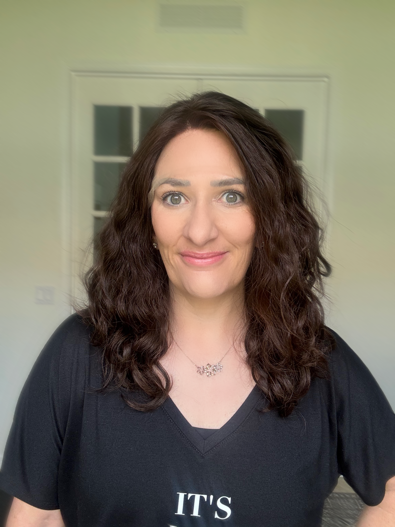 &quot;Isla&quot; Wavy Lace Top Wig (S)
