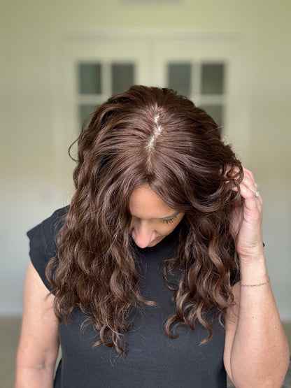 &quot;Mira&quot; Curly 7x7 Topper