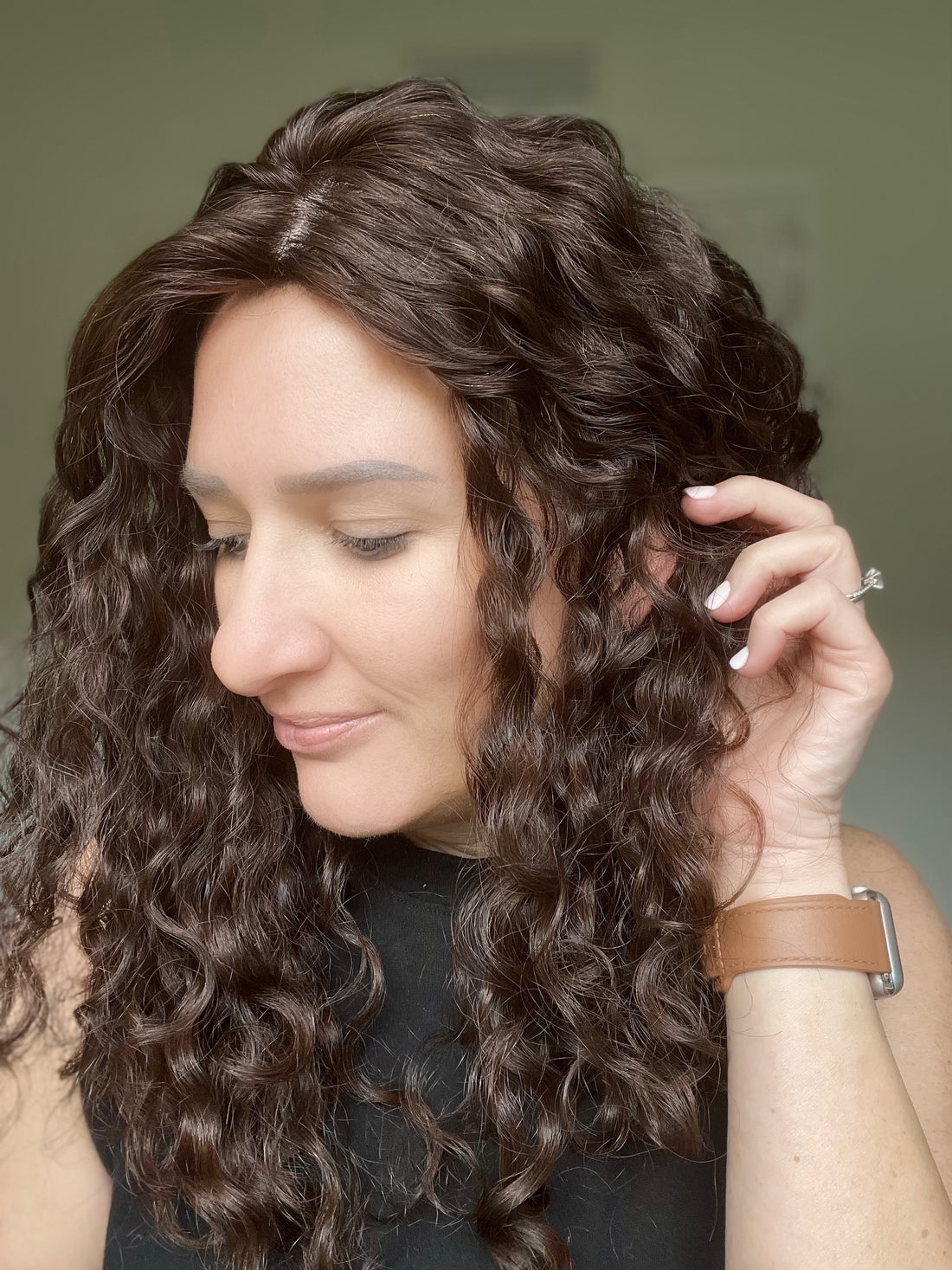 Customized Curls &quot;Yara&quot; Lace Top Wig