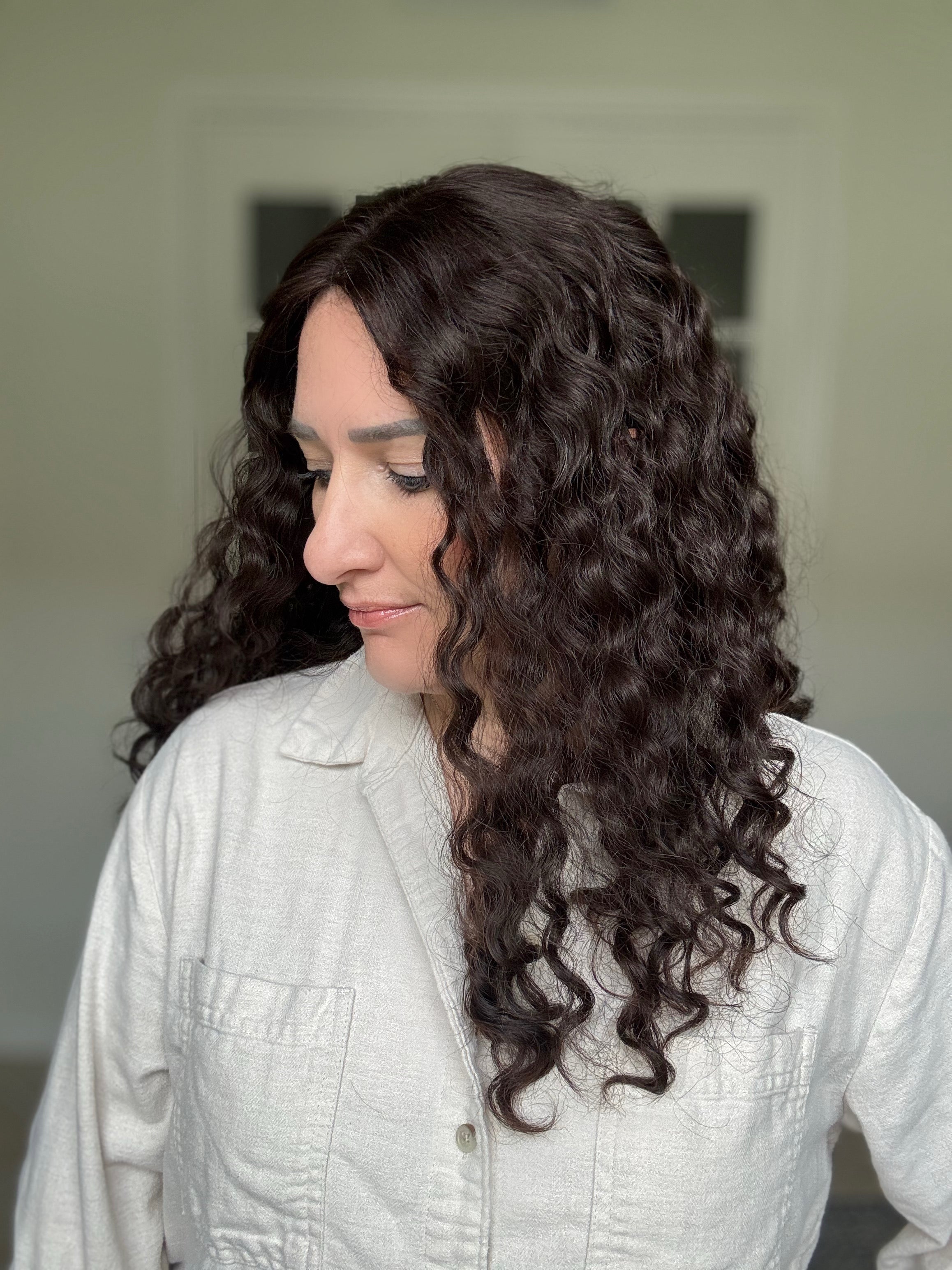 &quot;Kelda&quot; 7x7 Curly Topper