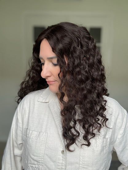 &quot;Kelda&quot; 7x7 Curly Topper