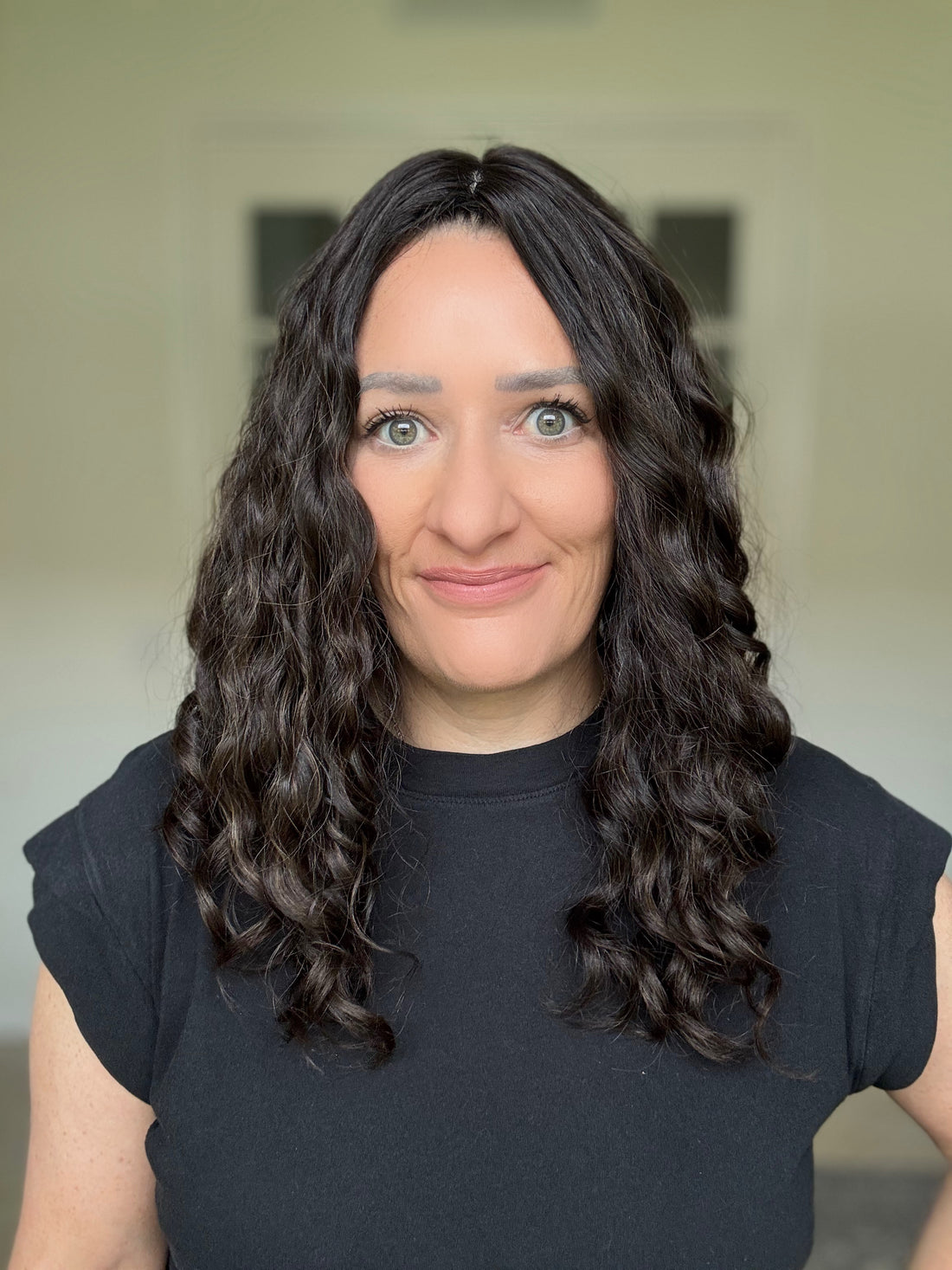 "Moriah" Curly 9x9 Topper