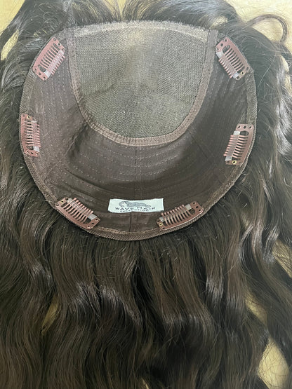 Pearl Collection no. 16 Virgin Slavic Curly Topper