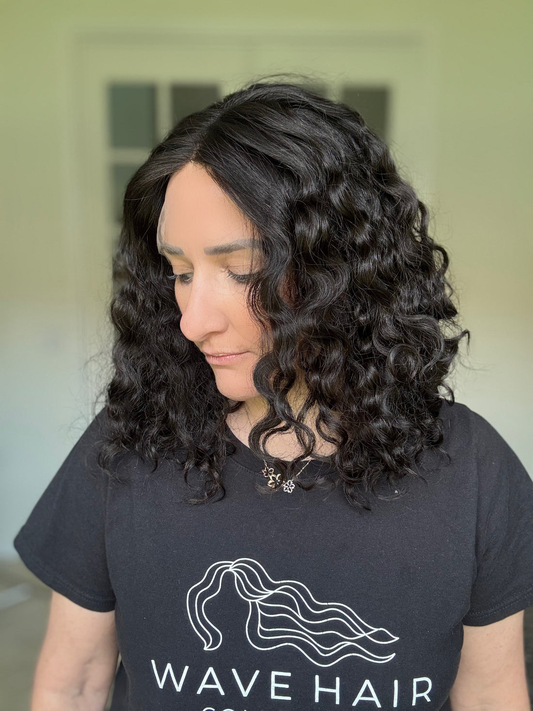 &quot;Cari&quot; Curly Lace Top Wig (S)