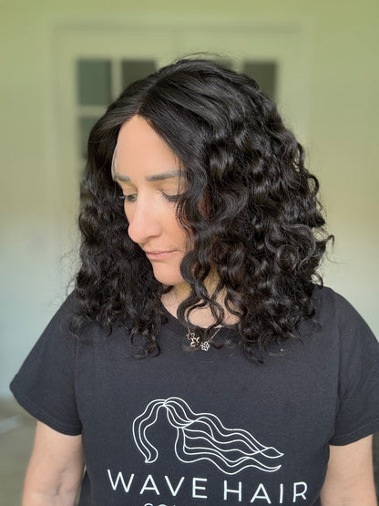 &quot;Cari&quot; Curly Lace Top Wig (S)