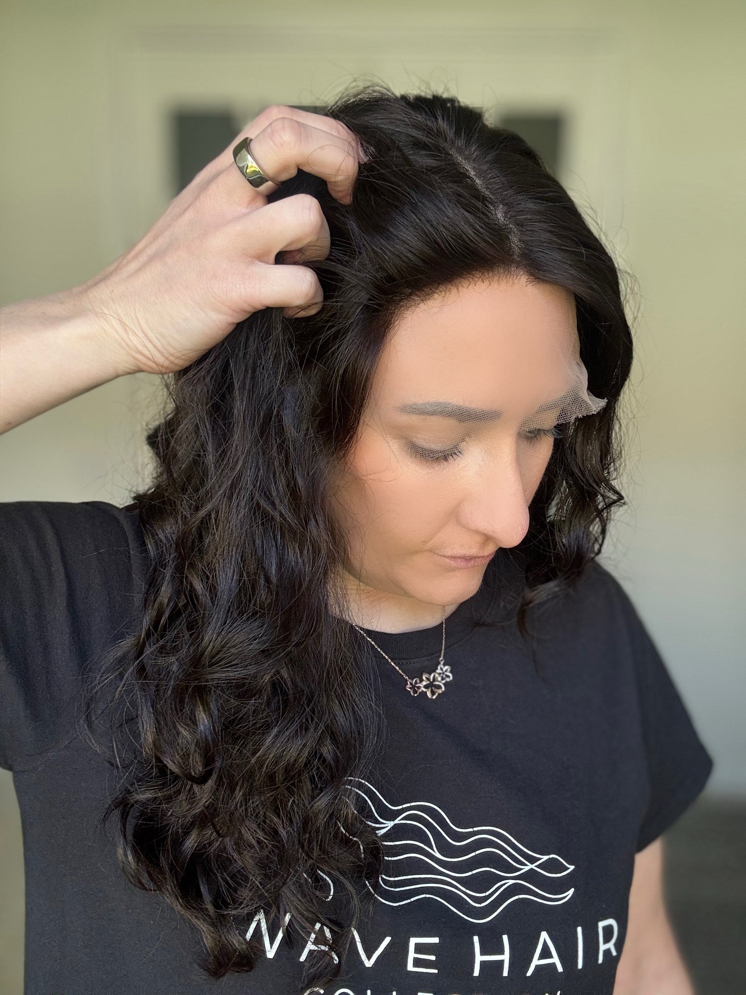 &quot;Lana&quot; Wavy Lace Top Wig (M)