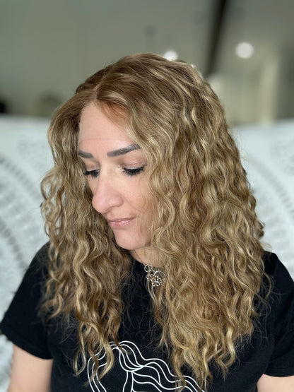 &quot;Marina&quot; Curly Lace Top Wig (XS)