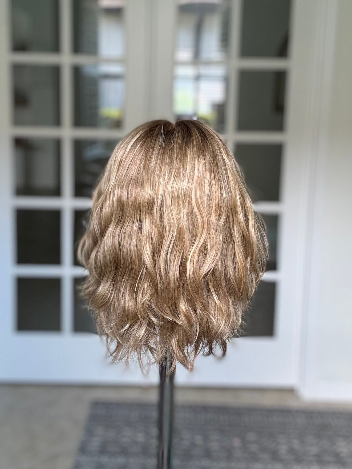 &quot;Marina&quot; Fully Hand Tied Wavy Lace Top Wig (S)