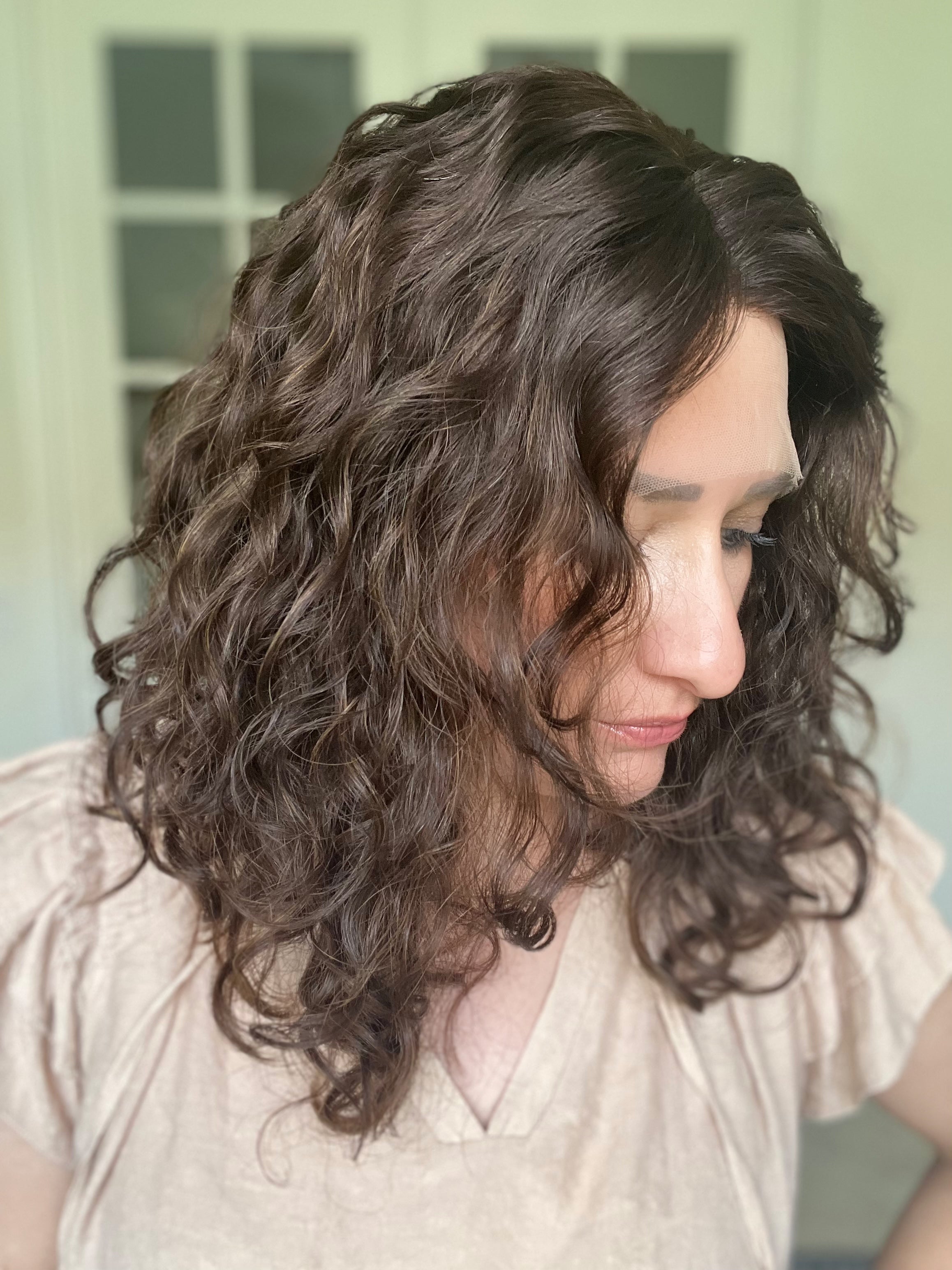 Customized Curls &quot;Alma&quot; Lace Top Wig