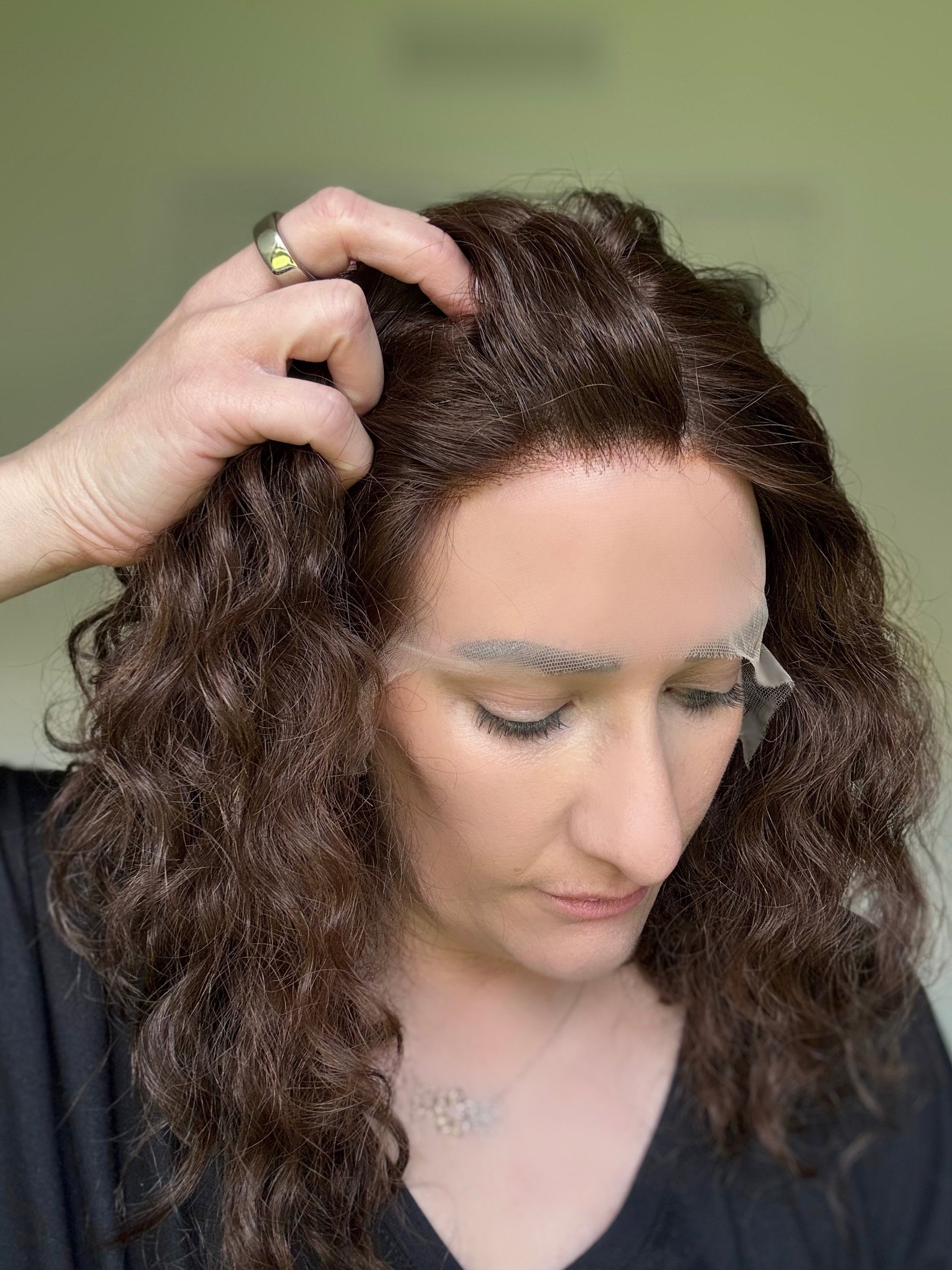 &quot;Yara&quot; Curly Lace Top Wig (S)