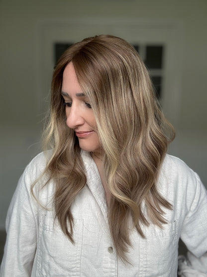 &quot;Ella&quot; 8x8 Closed Lace Topper