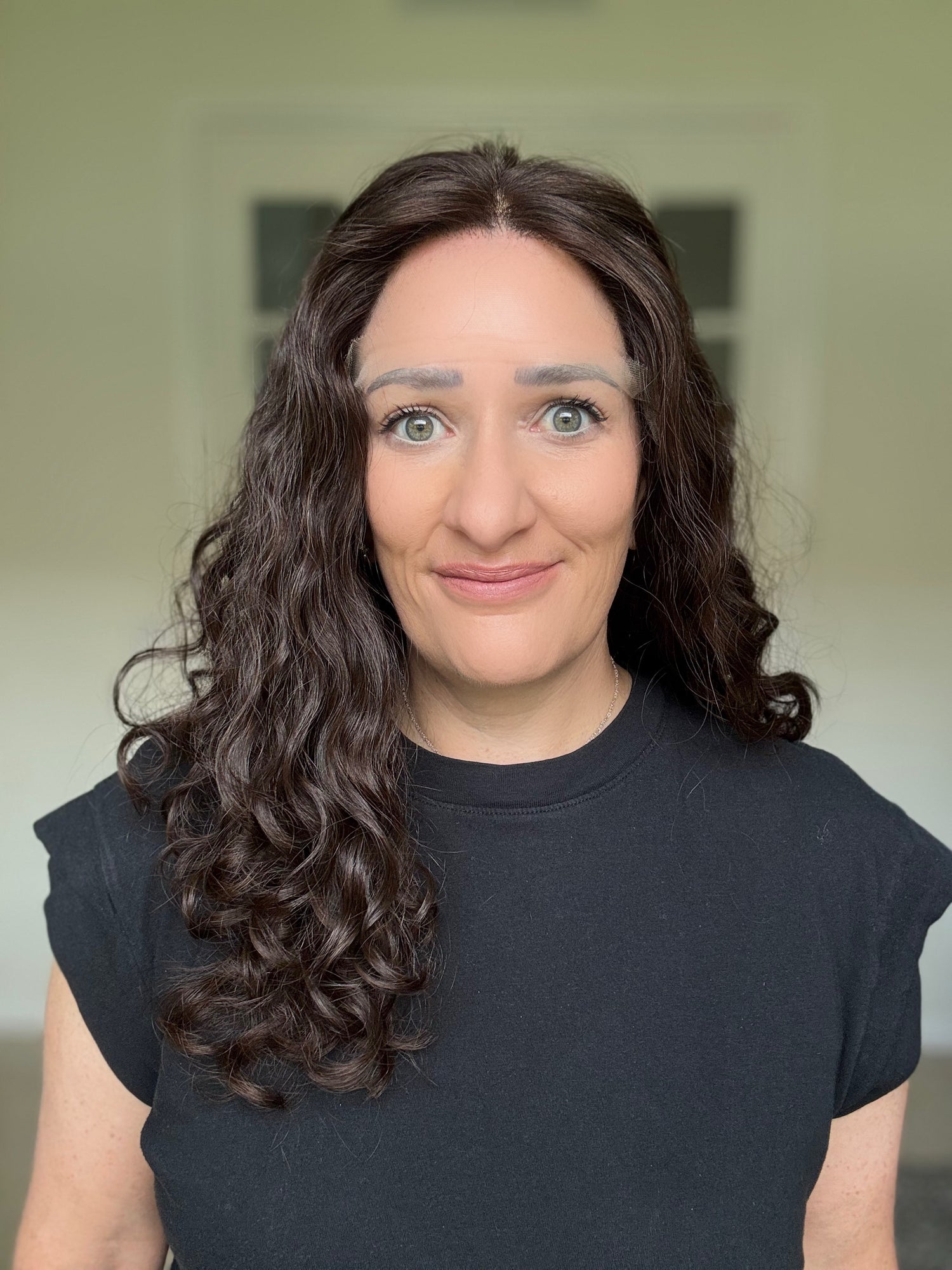 &quot;Kelda&quot; Curly Lace Top Wig (M)