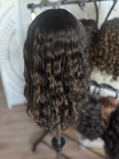 &quot;Moriah&quot; Curly 9x9 Topper