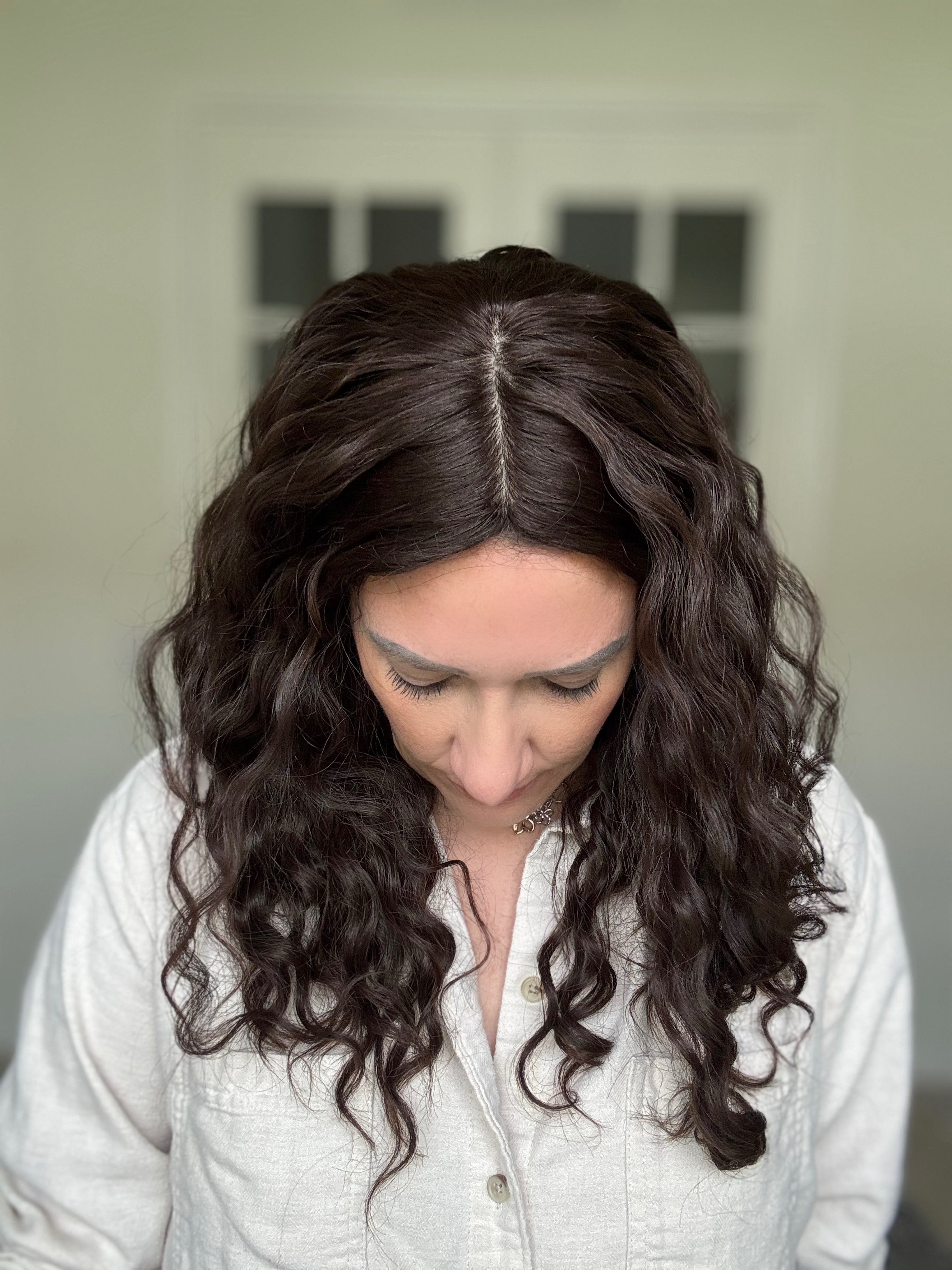 &quot;Isla&quot; 7x7 Curly Topper