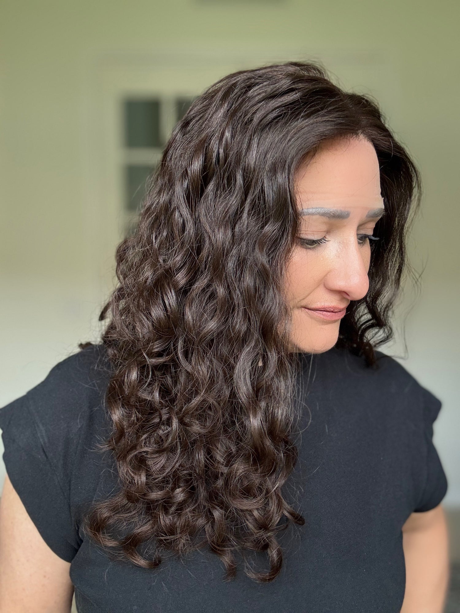 &quot;Kelda&quot; Curly Lace Top Wig (M)