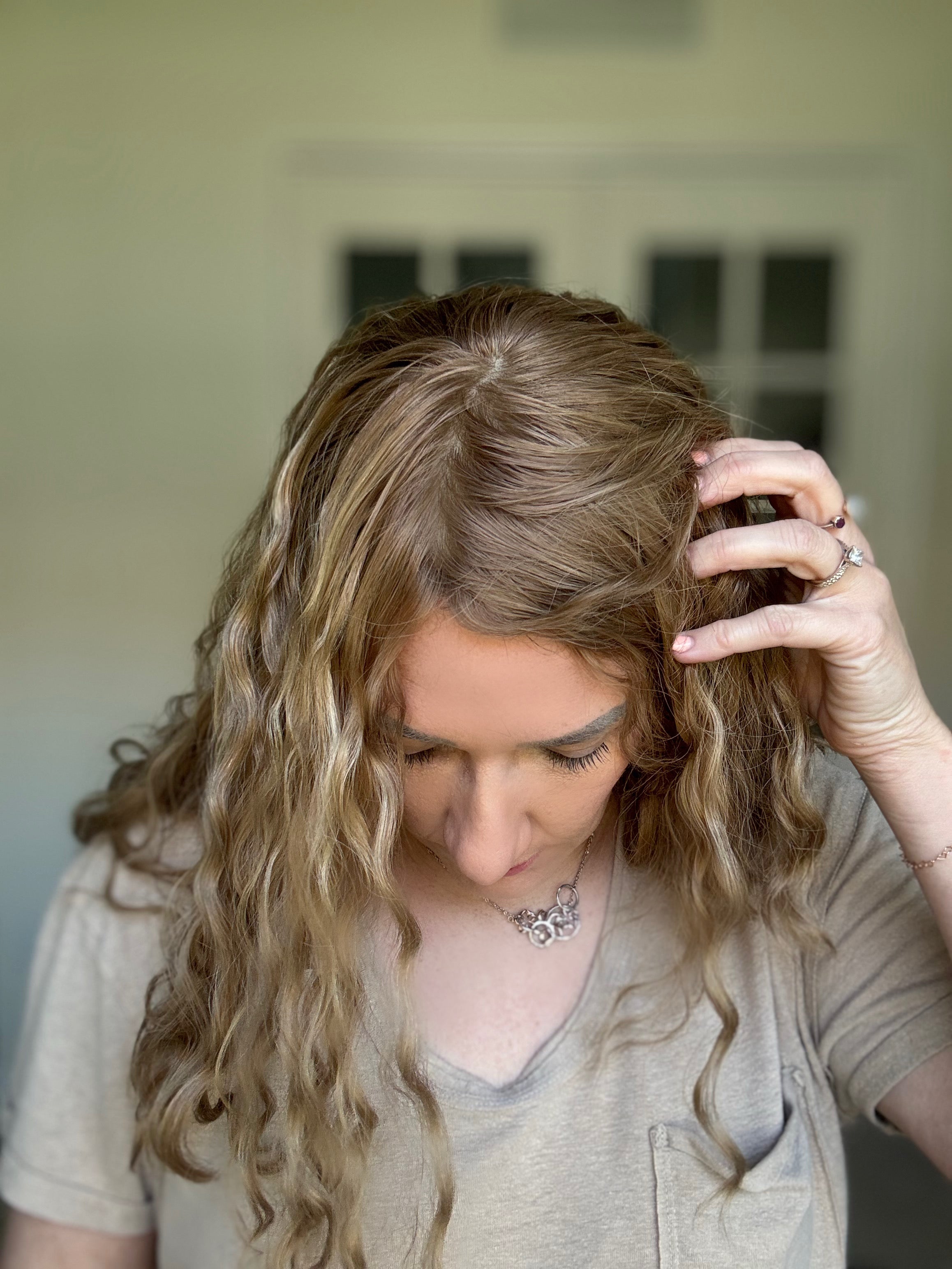 "Marina" 9x9 Curly Topper