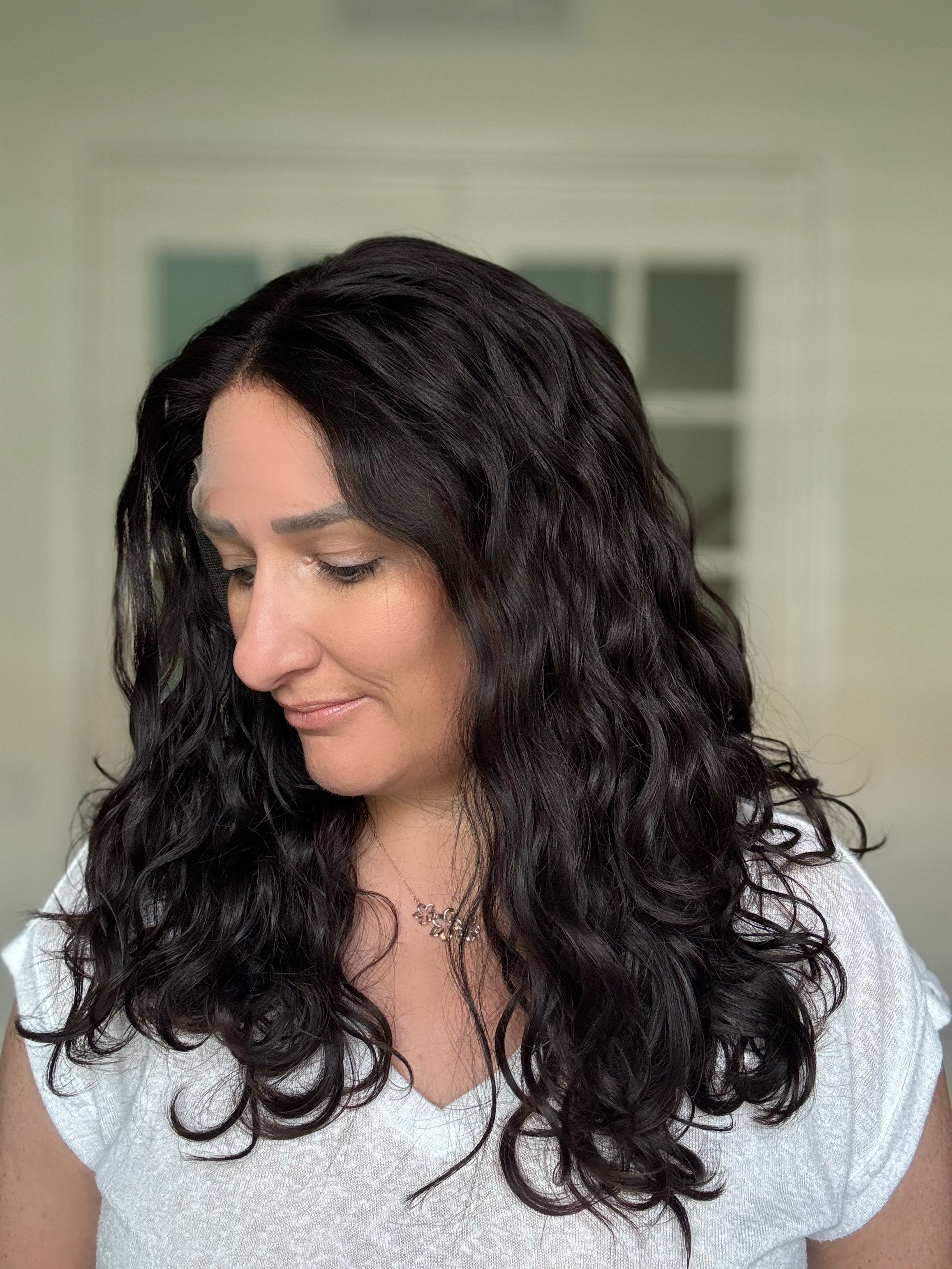 "Cari" Wavy Lace Top Wig (M)