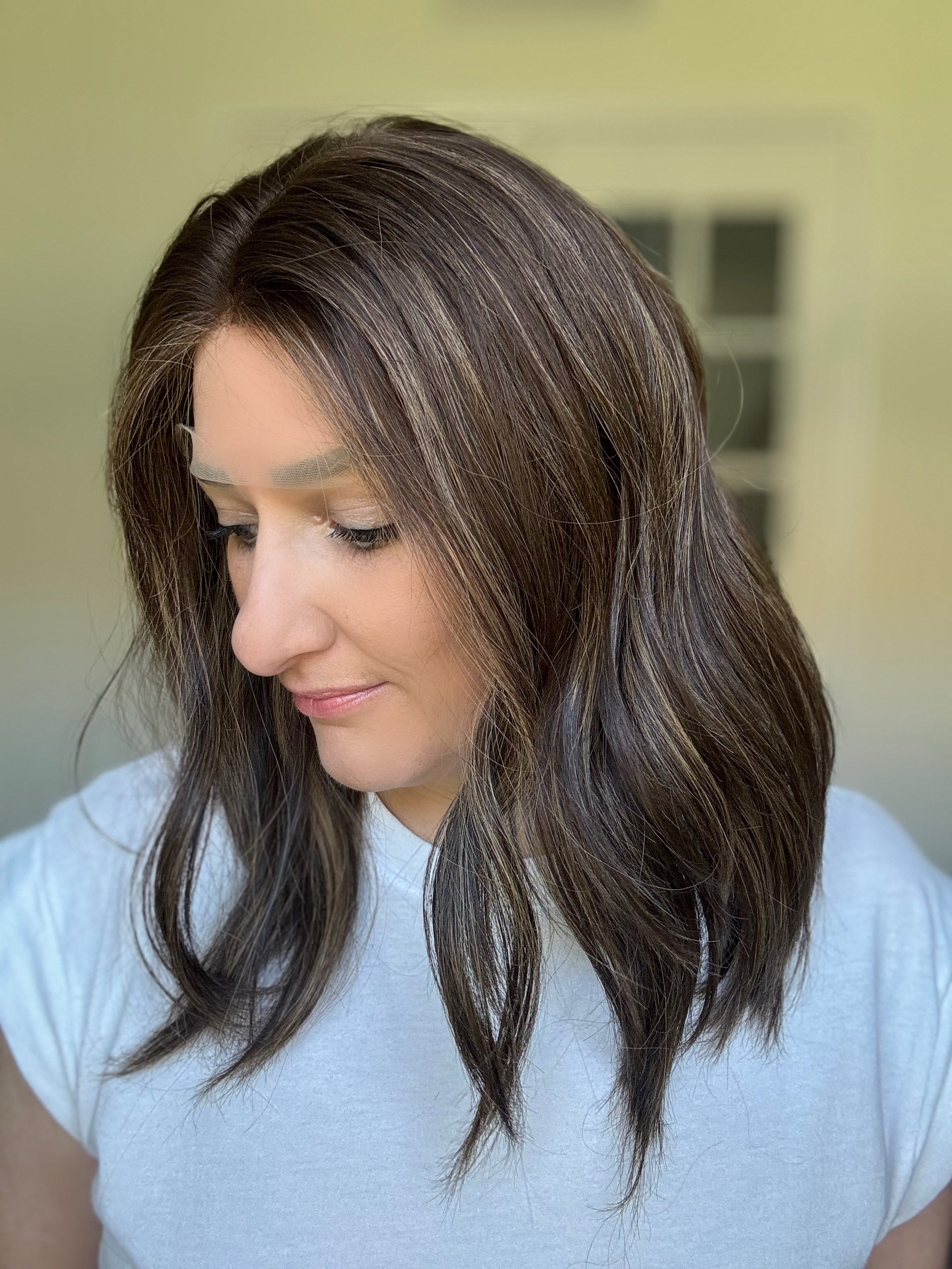 &quot;Wren&quot; 10x10 Lace Front Topper