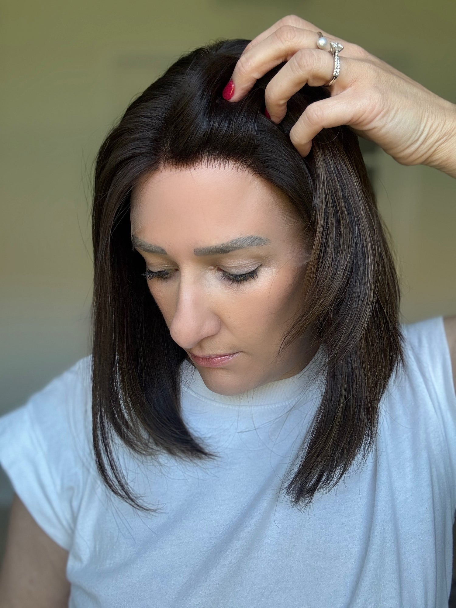 &quot;Hali&quot; Lace Top Wig (XS)