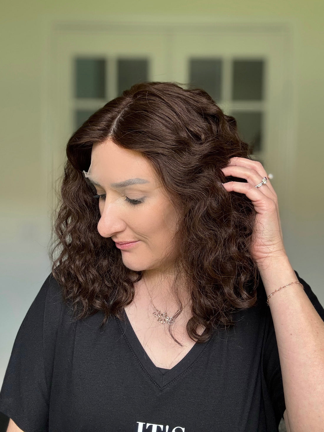 &quot;Yara&quot; Curly Lace Top Wig (S)