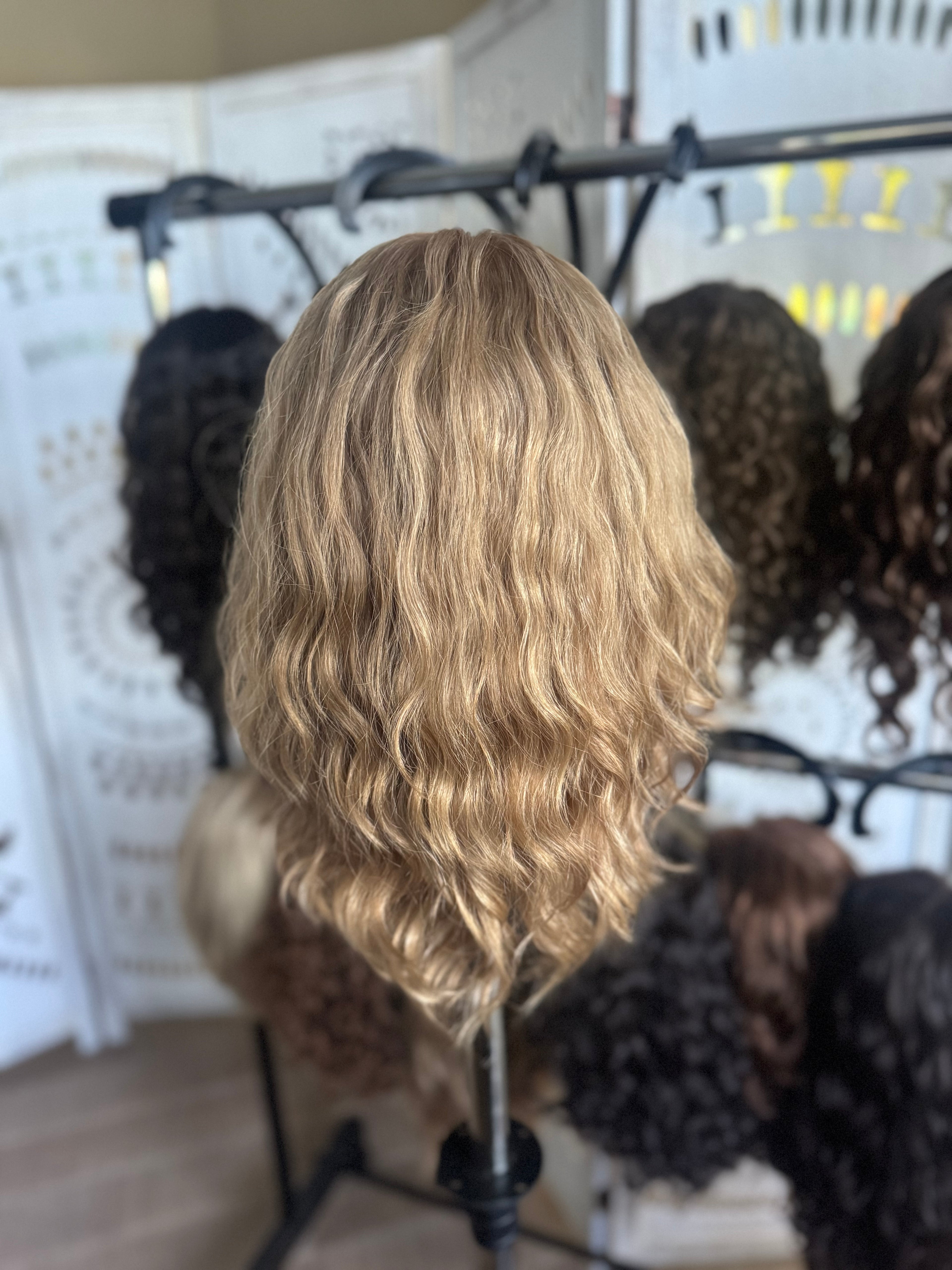 &quot;Marina&quot; 10x10 Wavy Lace Front Topper