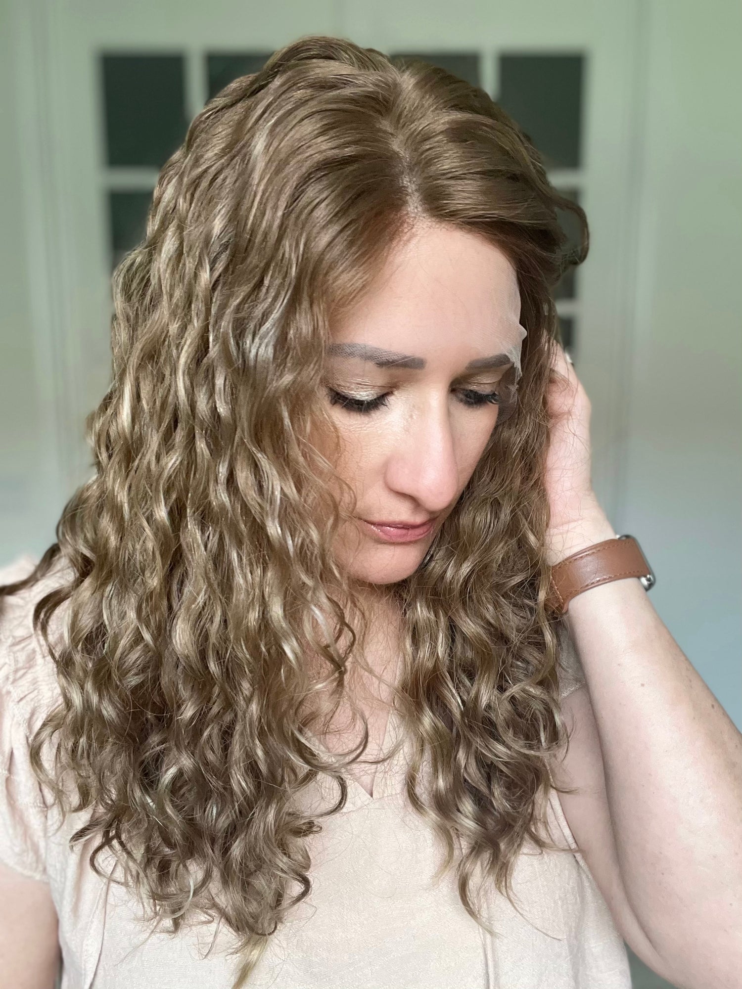 Customized Curls &quot;Dylan&quot; Lace Top Wig