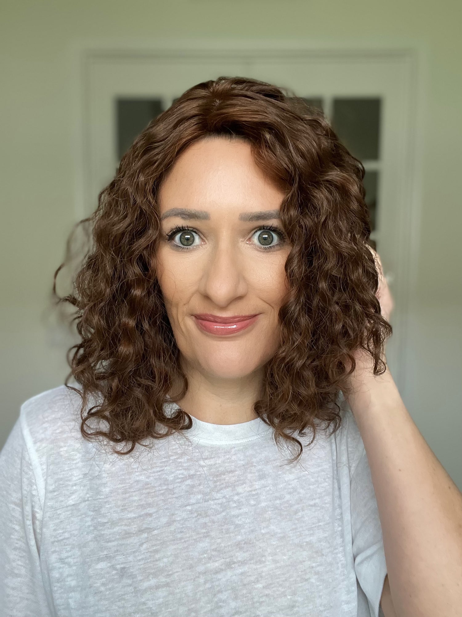 Customized Curls &quot;Rhea&quot; Lace Top Wig