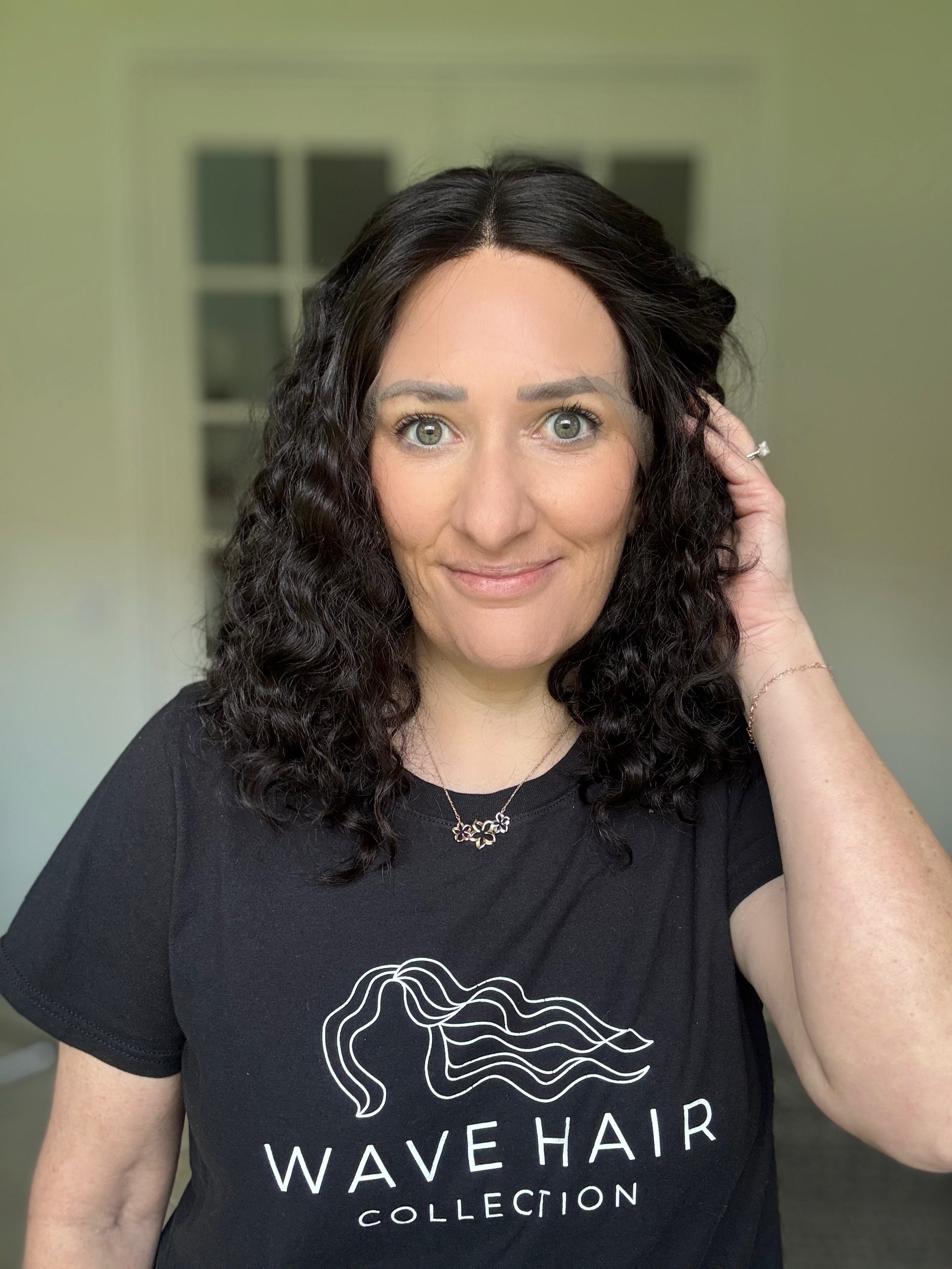 &quot;Cari&quot; Curly Lace Top Wig (S)
