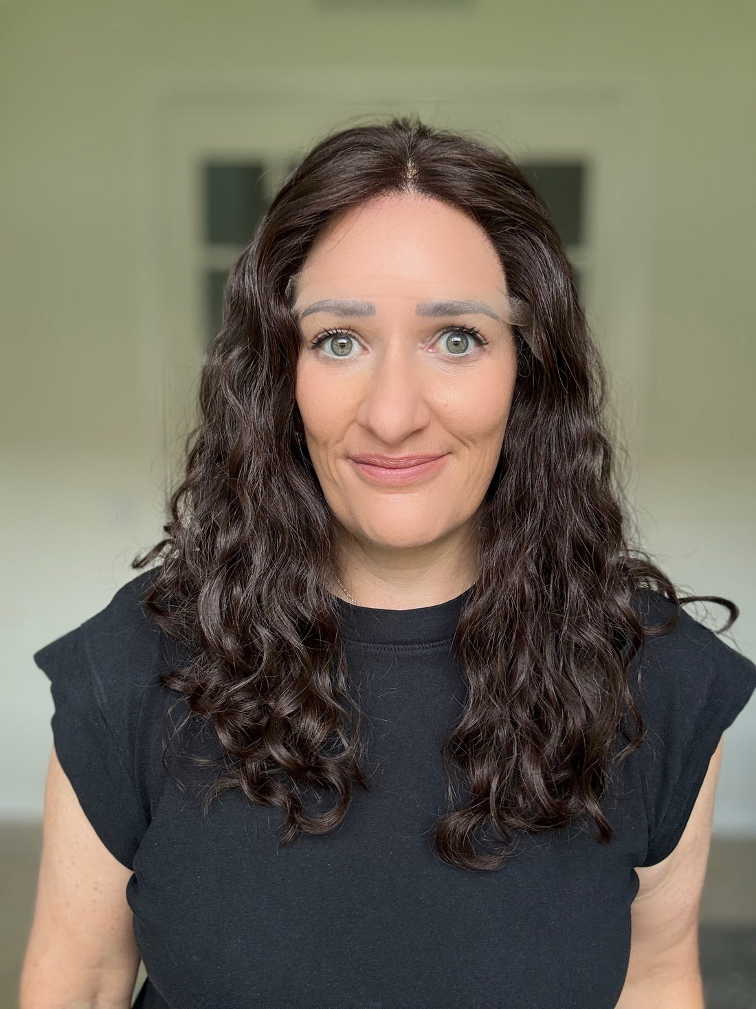 "Kelda" Curly Lace Top Wig (M)