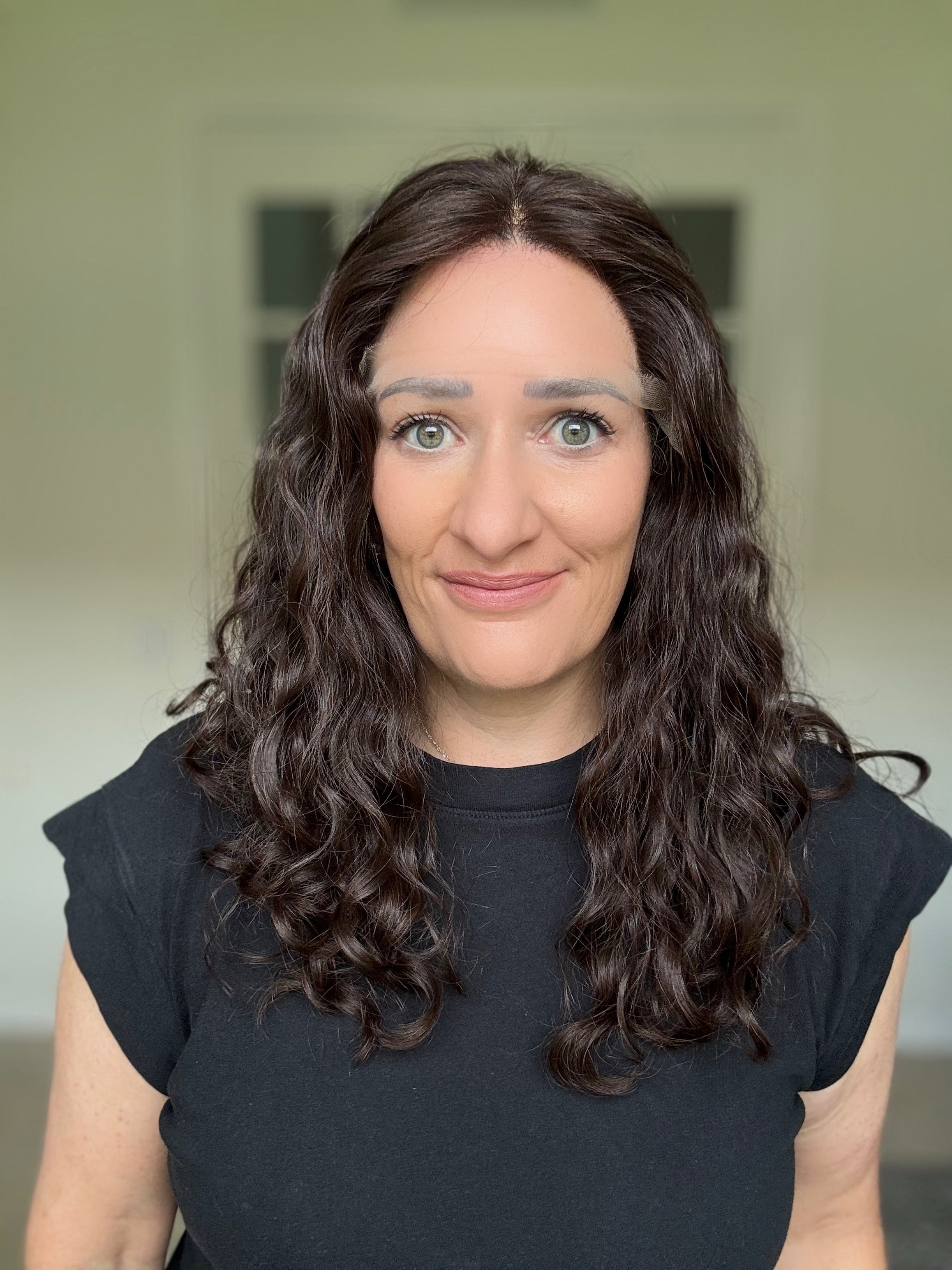 &quot;Kelda&quot; Curly Lace Top Wig (M)