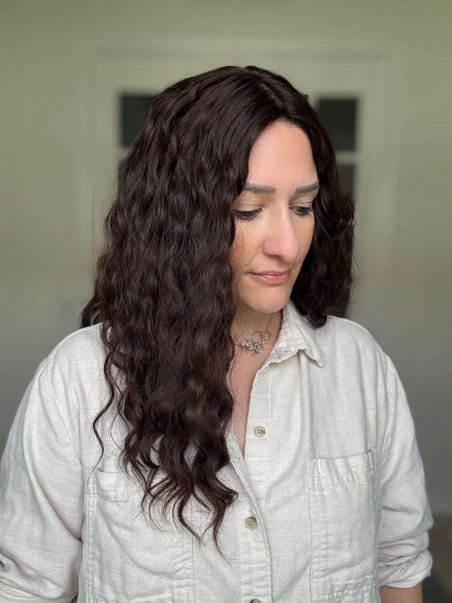 &quot;Isla&quot; 7x7 Curly Topper