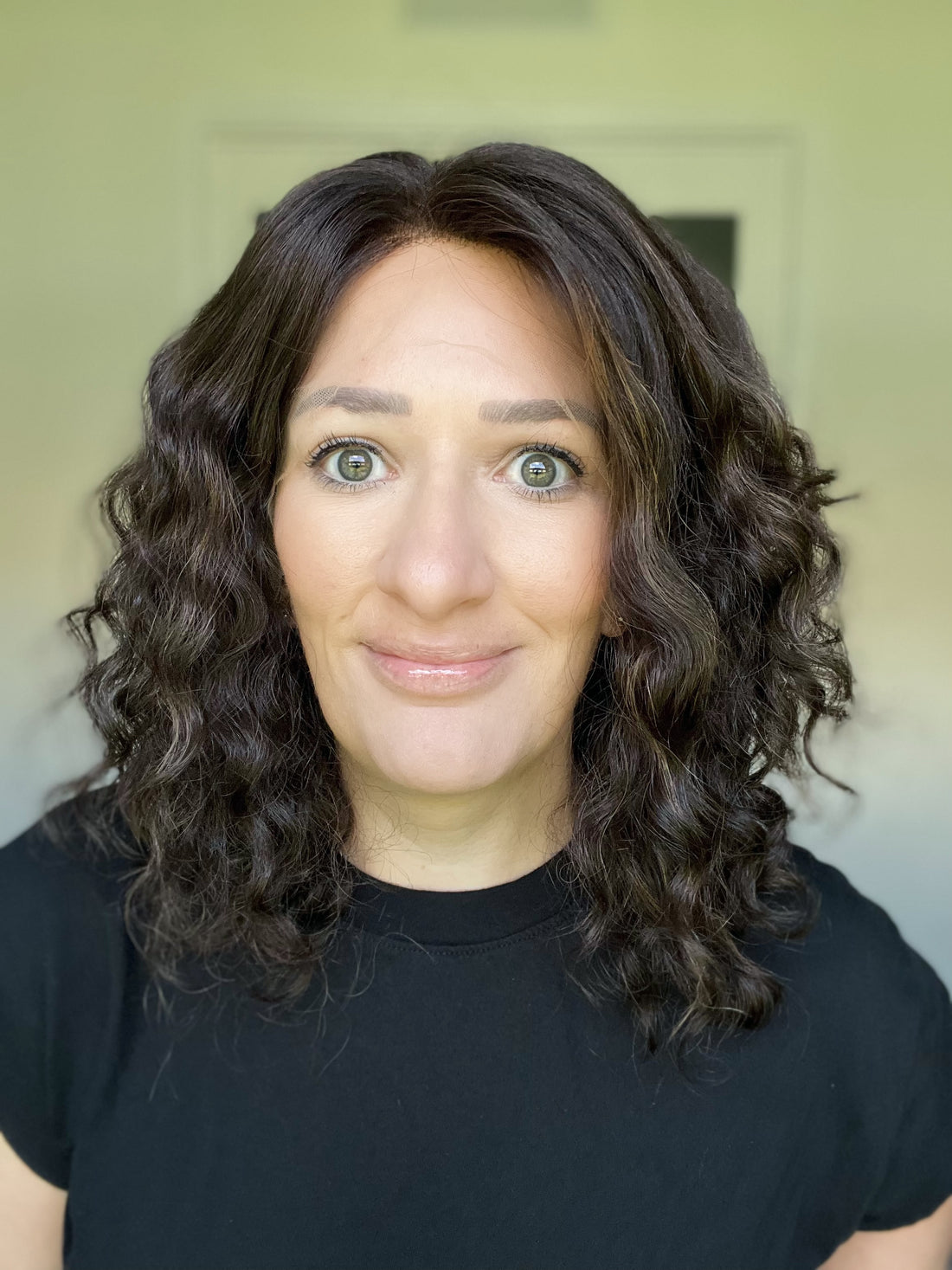 Customized Curls &quot;Naia&quot; Lace Top Wig