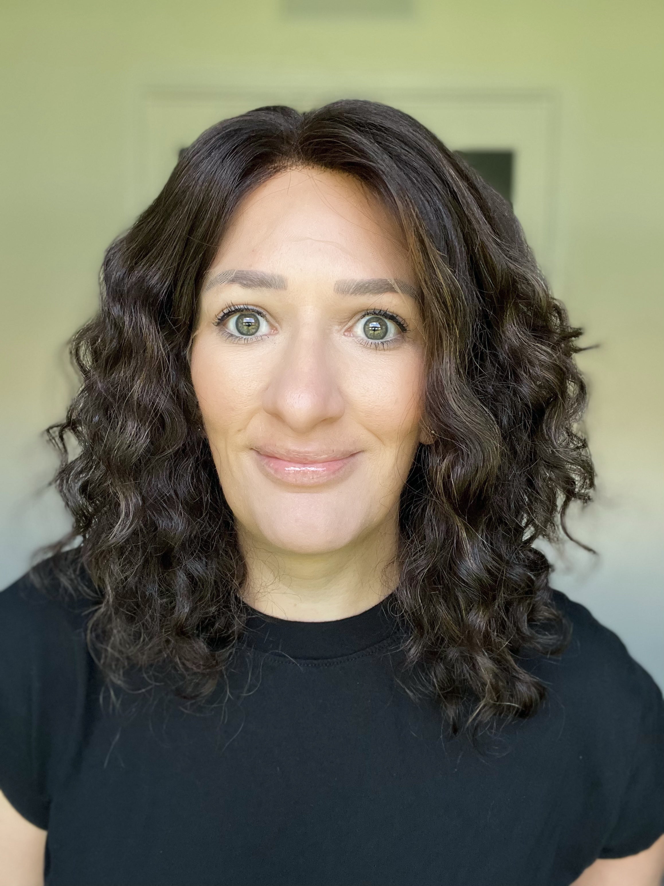 Customized Curls &quot;Naia&quot; Lace Top Wig