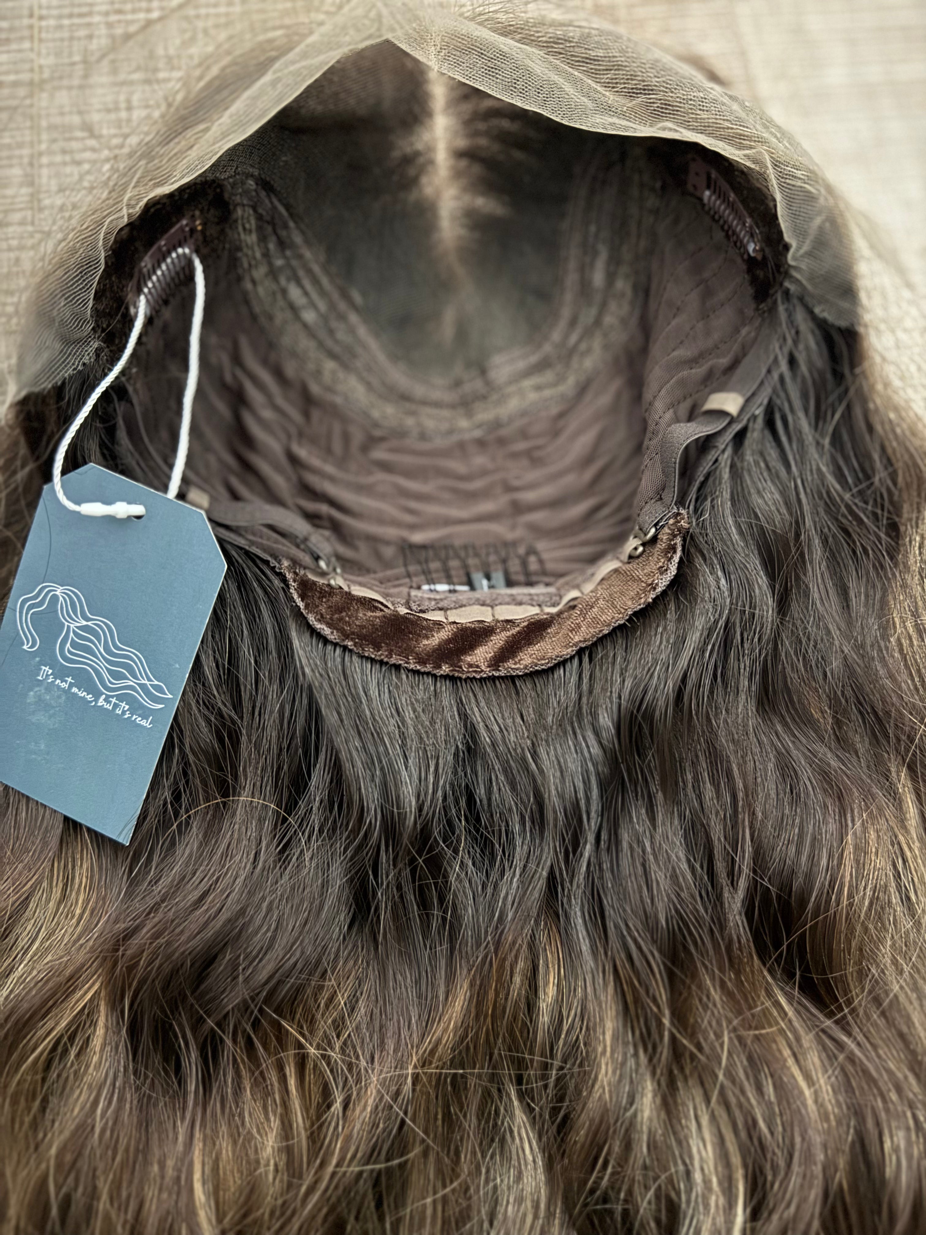 "Olive" Wavy Lace Top Wig (M)