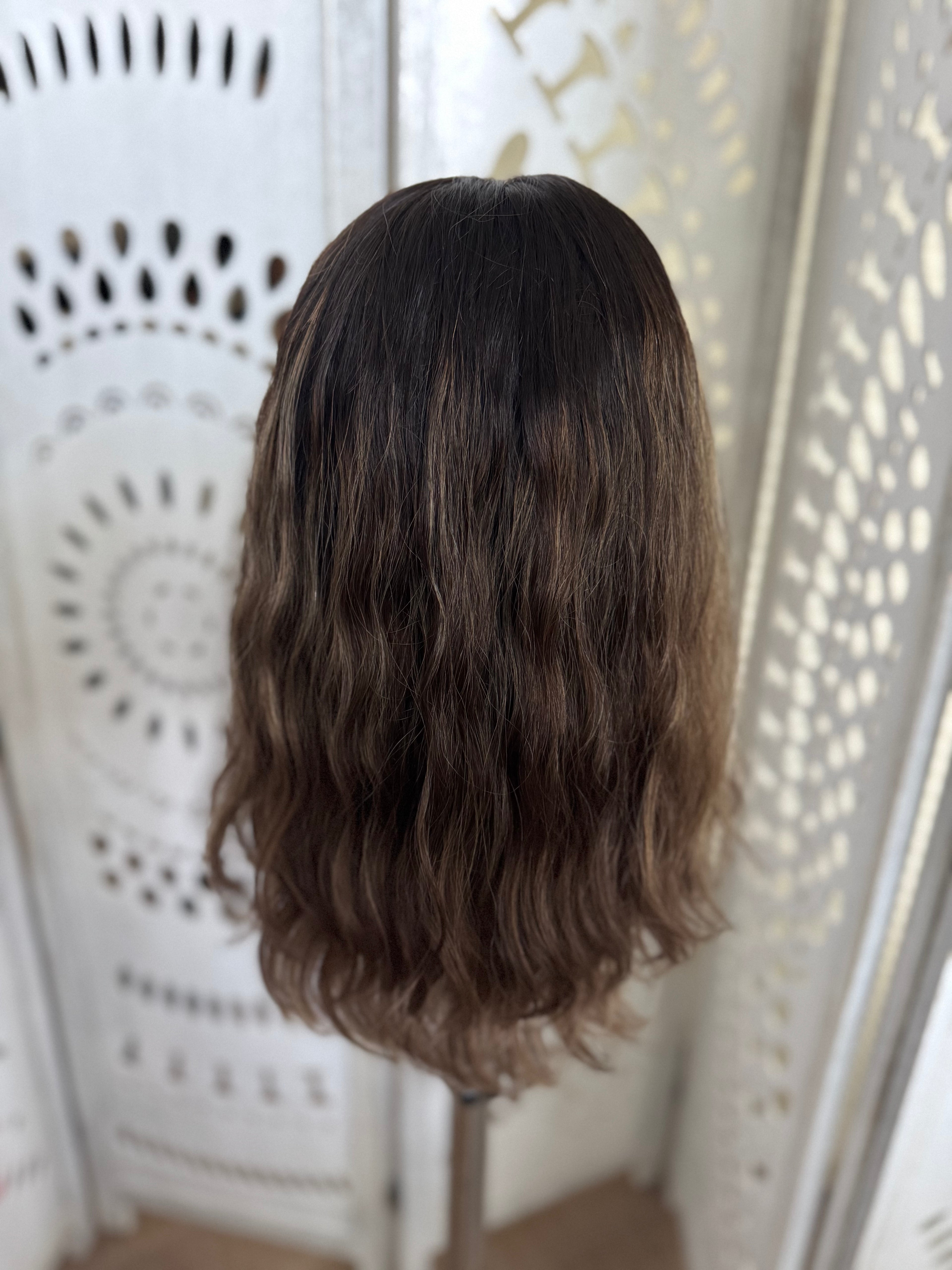"Olive" Wavy Lace Top Wig (M)