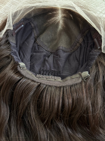 "Rowan"  Fully Hand Tied Wavy Lace Top Wig (S)