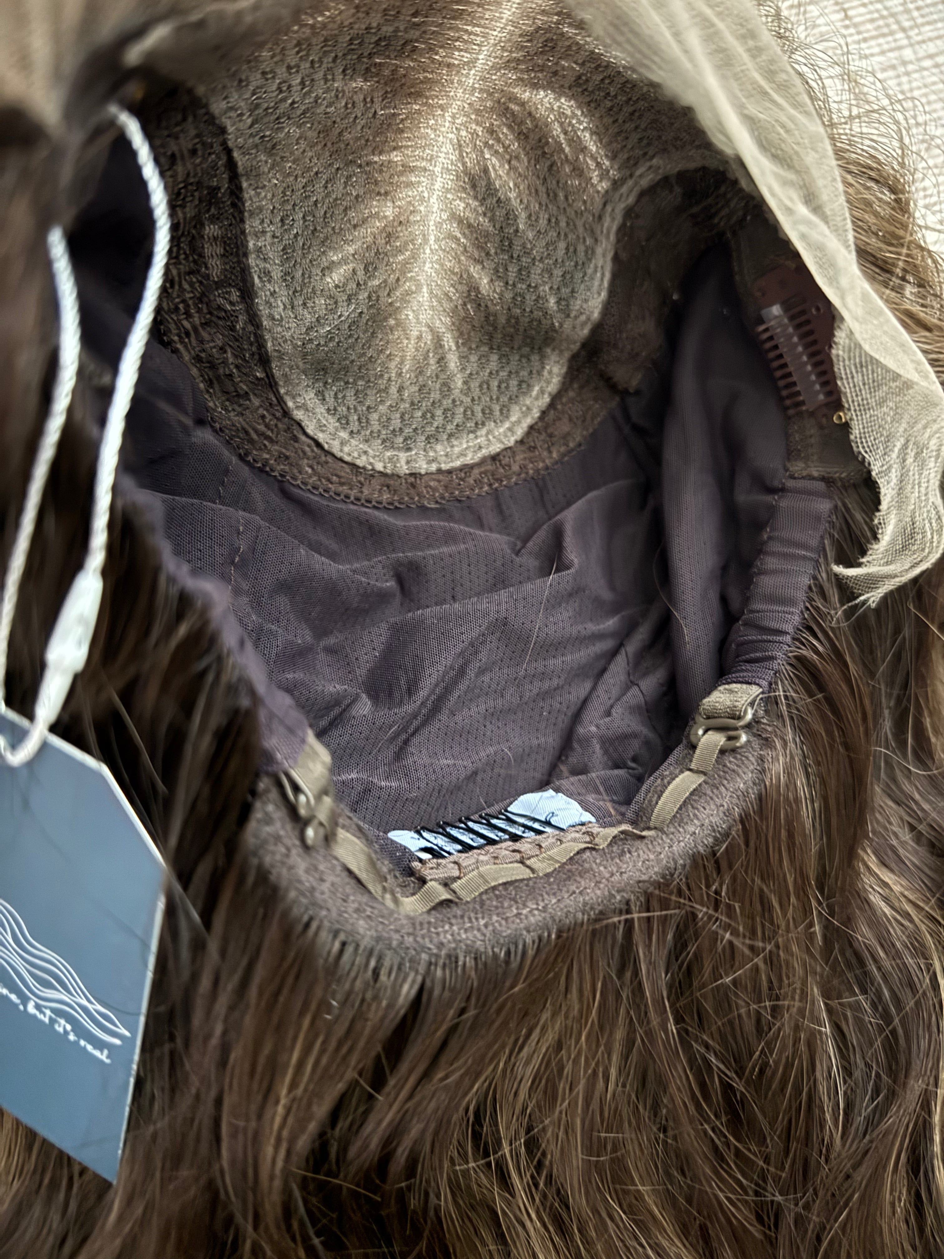 "Sage" Fully Hand Tied Wavy Lace Top Wig (S)