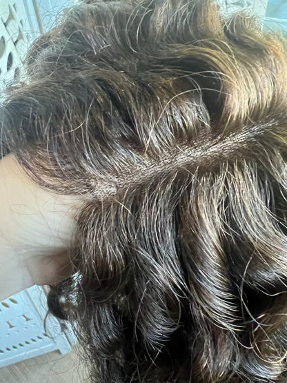 &quot;Yara&quot; Curly Closed Lace Topper